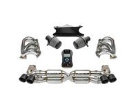 Fabspeed Supersport Performance Exhaust Package STREET Satin Black. Porsche 997.2 Turbo / Turbo S - FSPOR9972TSHDR, FSPOR9972TSC, FSPOR9972TCOMPAI, FSPOR9972TET, FSPOR9972TSSSXB, FSPOR9972TQDTB
